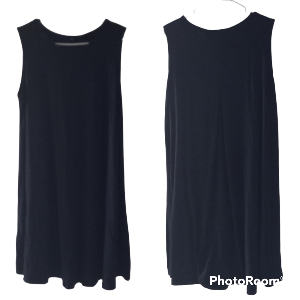 UNI QLO Navy Blue Sleeveless Dress sz Large